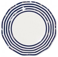 10 Platos de carton Navy