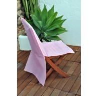 FUNDA DE SILLA ROSA CLARO