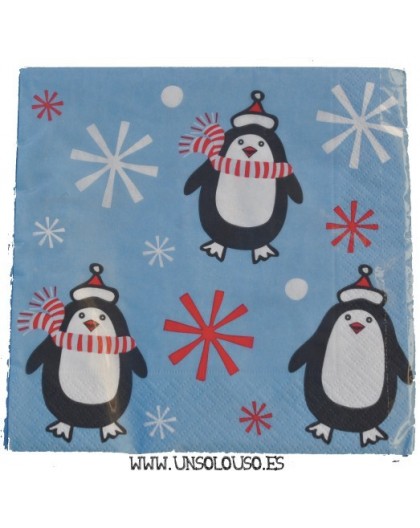 SERVILLETAS NAVIDAD POLAR