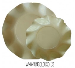 PLATOS BEIGE CREMA