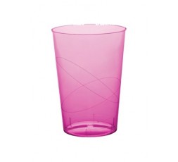 VASOS PLASTICO FUCSIA