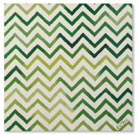 SERVILLETAS CHEVRON VERDE