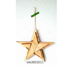 ESTRELLA DE MADERA