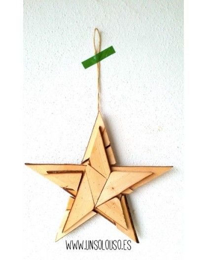 ESTRELLA DE MADERA