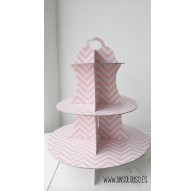 SOPORTE DE CUPCAKES CHEVRON