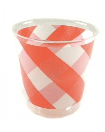 VASOS VICHY ROJO