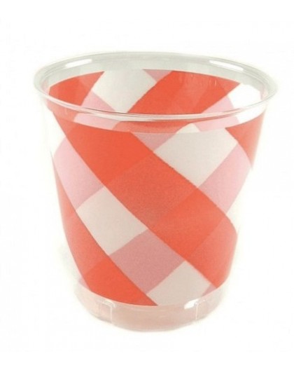 VASOS VICHY ROJO