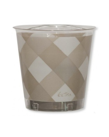 VASOS VICHY BEIGE