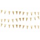 GUIRNALDA MINI BANDERINES ORO