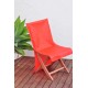 FUNDA DE SILLA ROJA