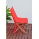 FUNDA DE SILLA ROJA