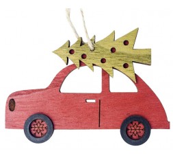 Adorno navideño Coche