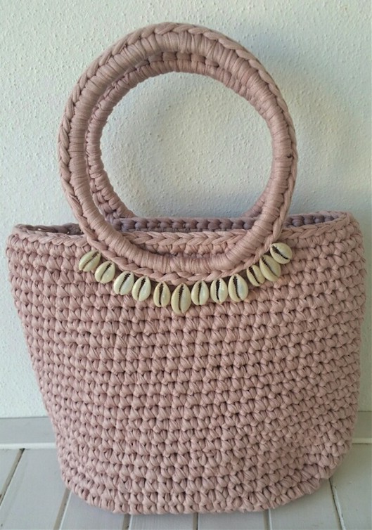 Bolsos de hotsell macrame con trapillo