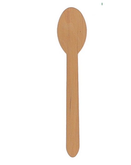 10 Mini cucharas desechables madera