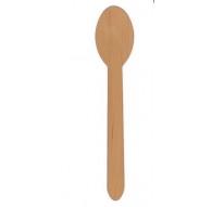 10 Mini cucharas desechables madera