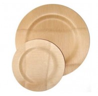 8 Platos Bamboo Veneer