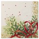 20 Servilletas de Navidad Bouquet