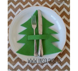 4 Portacubiertos de Navidad