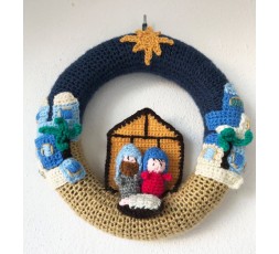 Corona de crochet Misterio