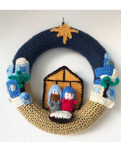 Corona de crochet Misterio