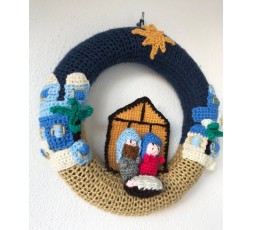 Corona de crochet Misterio