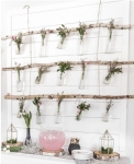 DIY: Backdrop de flores colgantes